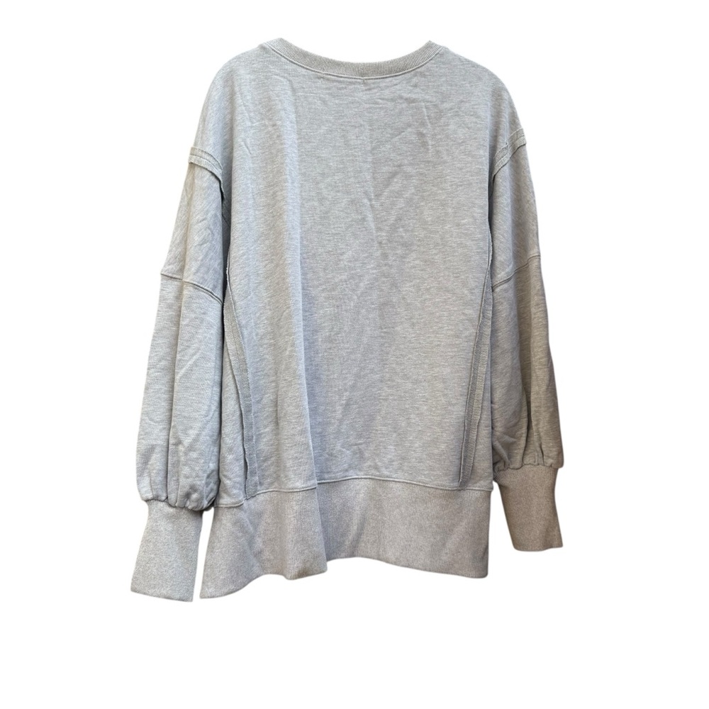 Trendy Queen Gray Women's oversized Sweatshirt Medium - Picture 2 of 6